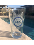 Custom LEO Wife Glass